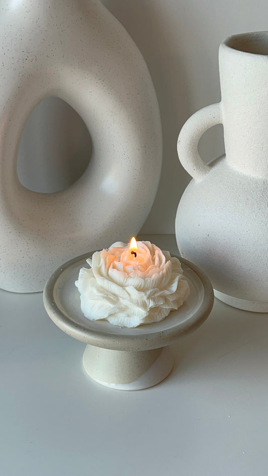 The Peony Flower Candle